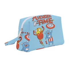 Adventure Time Avengers Age Of Ultron Wristlet Pouch Bag (medium) by Sarkoni