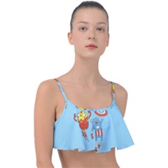 Adventure Time Avengers Age Of Ultron Frill Bikini Top by Sarkoni