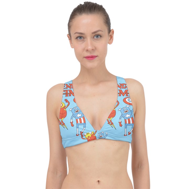 Adventure Time Avengers Age Of Ultron Classic Banded Bikini Top