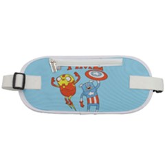 Adventure Time Avengers Age Of Ultron Rounded Waist Pouch by Sarkoni