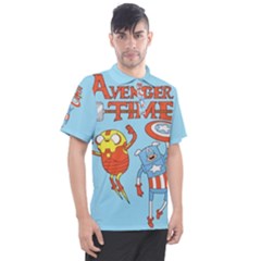 Adventure Time Avengers Age Of Ultron Men s Polo T-shirt by Sarkoni