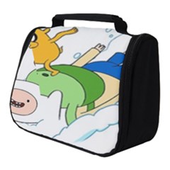 Adventure Time Finn And Jake Snow Full Print Travel Pouch (small) by Sarkoni