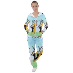 Adventure Time Finn And Jake Cartoon Network Parody Women s Tracksuit by Sarkoni