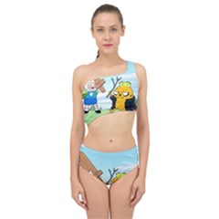 Adventure Time Finn And Jake Cartoon Network Parody Spliced Up Two Piece Swimsuit by Sarkoni