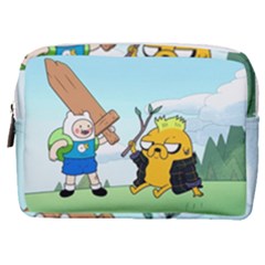 Adventure Time Finn And Jake Cartoon Network Parody Make Up Pouch (medium) by Sarkoni