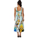 Adventure Time Finn And Jake Cartoon Network Parody Square Neckline Tiered Midi Dress View4