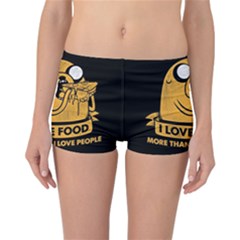 Adventure Time Jake  I Love Food Reversible Boyleg Bikini Bottoms by Sarkoni