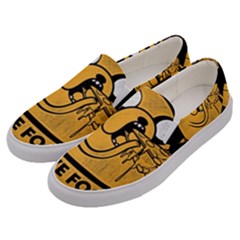 Adventure Time Jake  I Love Food Men s Canvas Slip Ons by Sarkoni