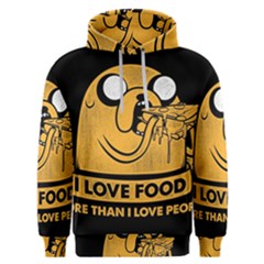 Adventure Time Jake  I Love Food Men s Overhead Hoodie by Sarkoni