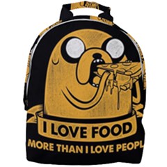 Adventure Time Jake  I Love Food Mini Full Print Backpack by Sarkoni