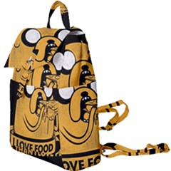 Adventure Time Jake  I Love Food Buckle Everyday Backpack by Sarkoni