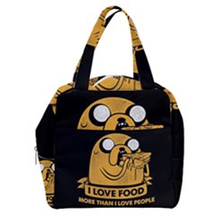 Adventure Time Jake  I Love Food Boxy Hand Bag by Sarkoni