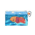 Adventure Time Fish Landscape Canvas Cosmetic Bag (Small) View2