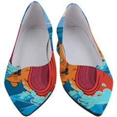 Adventure Time Fish Landscape Women s Block Heels  by Sarkoni