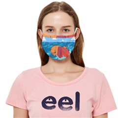 Adventure Time Fish Landscape Cloth Face Mask (adult) by Sarkoni