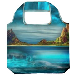 Artistic Fantasy Psychedelic Foldable Grocery Recycle Bag by Sarkoni