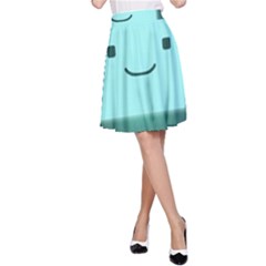 Adventure Time Bmo A-line Skirt by Sarkoni