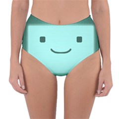 Adventure Time Bmo Reversible High-waist Bikini Bottoms by Sarkoni