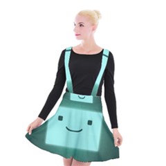 Adventure Time Bmo Suspender Skater Skirt by Sarkoni