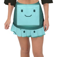 Adventure Time Bmo Fishtail Mini Chiffon Skirt by Sarkoni