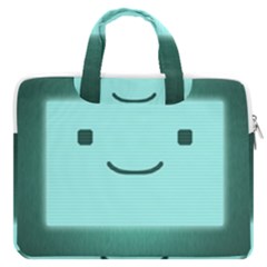 Adventure Time Bmo Macbook Pro 16  Double Pocket Laptop Bag  by Sarkoni