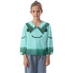 Adventure Time Bmo Kids  Sailor Shirt by Sarkoni