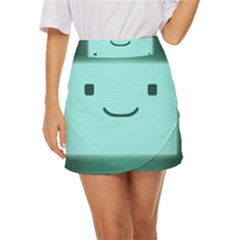 Adventure Time Bmo Mini Front Wrap Skirt by Sarkoni