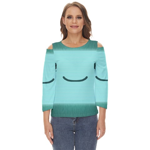 Adventure Time Bmo Cut Out Wide Sleeve Top by Sarkoni