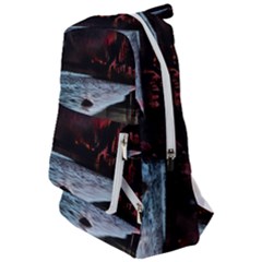 Artistic Creepy Dark Evil Fantasy Halloween Horror Psychedelic Scary Spooky Travelers  Backpack by Sarkoni