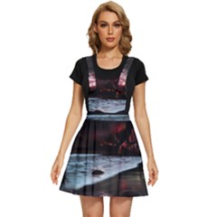 Artistic Creepy Dark Evil Fantasy Halloween Horror Psychedelic Scary Spooky Apron Dress by Sarkoni