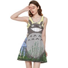 Illustration Anime Cartoon My Neighbor Totoro Inside Out Racerback Dress by Sarkoni