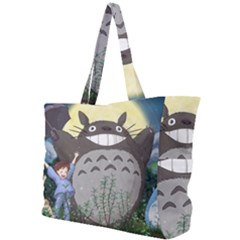 Illustration Anime Cartoon My Neighbor Totoro Simple Shoulder Bag by Sarkoni