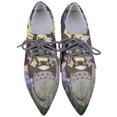 Illustration Anime Cartoon My Neighbor Totoro Pointed Oxford Shoes by Sarkoni