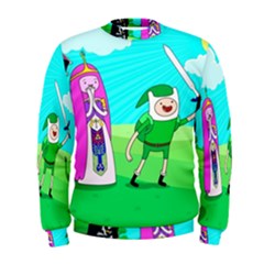 Adventure Time The Legend Of Zelda Parody Men s Sweatshirt by Sarkoni