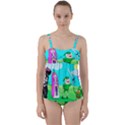 Adventure Time The Legend Of Zelda Parody Twist Front Tankini Set View1