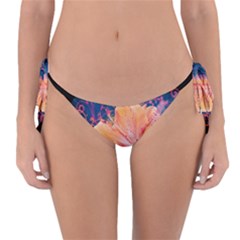 Abstract Art Artistic Bright Colors Contrast Flower Nature Petals Psychedelic Reversible Bikini Bottoms by Sarkoni