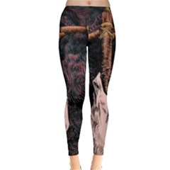 Jujutsu Kaisen Heart Design Heart Psychedelic Anime Hands Everyday Leggings 