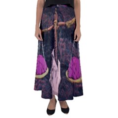 Jujutsu Kaisen Heart Design Heart Psychedelic Anime Hands Flared Maxi Skirt