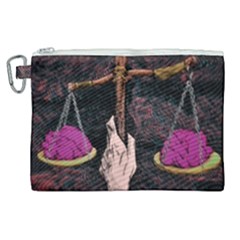 Jujutsu Kaisen Heart Design Heart Psychedelic Anime Hands Canvas Cosmetic Bag (xl) by Sarkoni