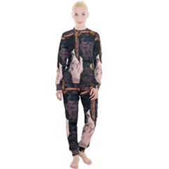 Jujutsu Kaisen Heart Design Heart Psychedelic Anime Hands Women s Lounge Set