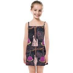 Jujutsu Kaisen Heart Design Heart Psychedelic Anime Hands Kids  Summer Sun Dress