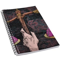 Jujutsu Kaisen Heart Design Heart Psychedelic Anime Hands 5.5  x 8.5  Notebook