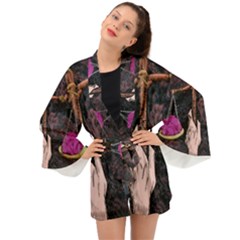 Jujutsu Kaisen Heart Design Heart Psychedelic Anime Hands Long Sleeve Kimono