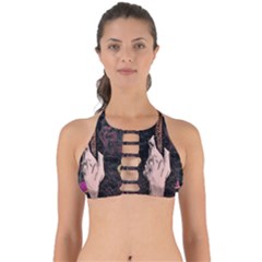 Jujutsu Kaisen Heart Design Heart Psychedelic Anime Hands Perfectly Cut Out Bikini Top by Sarkoni