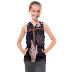 Jujutsu Kaisen Heart Design Heart Psychedelic Anime Hands Kids  Sleeveless Hoodie