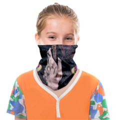 Jujutsu Kaisen Heart Design Heart Psychedelic Anime Hands Face Covering Bandana (kids) by Sarkoni