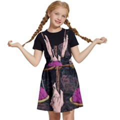 Jujutsu Kaisen Heart Design Heart Psychedelic Anime Hands Kids  Apron Dress