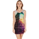 Tropical Forest Jungle Ar Colorful Midjourney Spectrum Trippy Psychedelic Nature Trees Pyramid Bodycon Dress View1