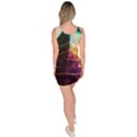 Tropical Forest Jungle Ar Colorful Midjourney Spectrum Trippy Psychedelic Nature Trees Pyramid Bodycon Dress View4