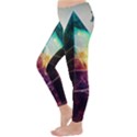 Tropical Forest Jungle Ar Colorful Midjourney Spectrum Trippy Psychedelic Nature Trees Pyramid Classic Winter Leggings View2